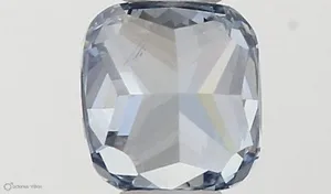 0.34ct CUSHION Fancy Intense Blue VS2 Coloured Lab diamond