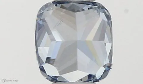 0.34ct CUSHION Fancy Intense Blue VS2 Coloured Lab diamond