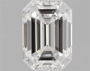 0.4ct EMERALD D VS2 Natural diamond