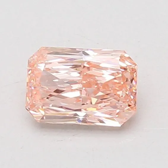 0.8ct RADIANT Fancy Vivid Pink VS1 Coloured Lab diamond