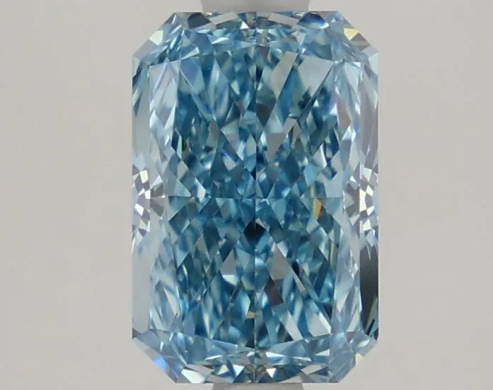 1.41ct RADIANT Fancy Vivid Blue VS1 Coloured Lab diamond