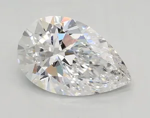 0.89ct PEAR D VVS1 Lab diamond
