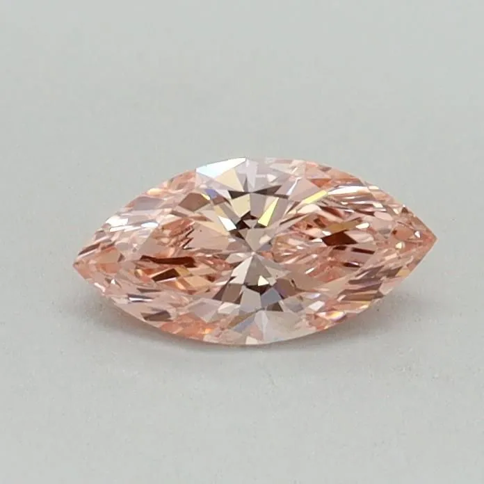 0.31ct MARQUISE Fancy Vivid Pink VS2 Coloured Lab diamond