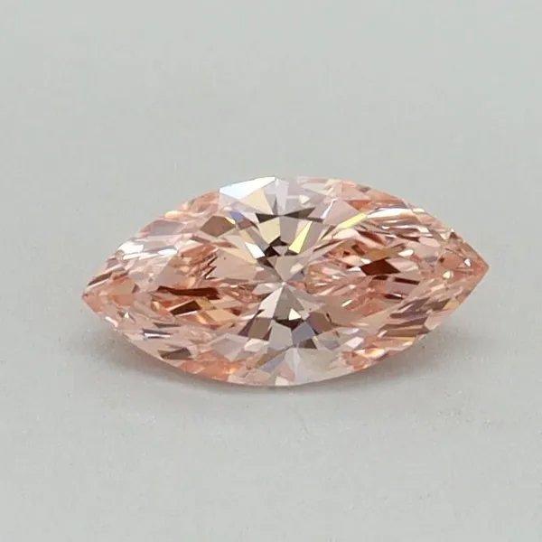 0.31ct MARQUISE Fancy Vivid Pink VS2 Coloured Lab diamond