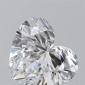 0.89ct HEART E VVS2 Natural diamond