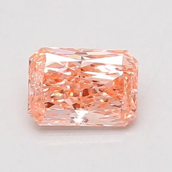 0.71ct RADIANT Fancy Vivid Pink VS1 Coloured Lab diamond