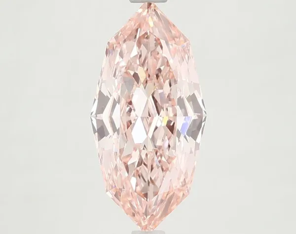 1.83ct MARQUISE Fancy Vivid Pink VVS2 Coloured Lab diamond