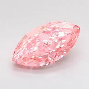 1.01ct MARQUISE Fancy Vivid Pink VS1 Coloured Lab diamond