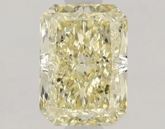 1.05ct RADIANT Fancy Light Yellow VS2 Coloured Lab diamond