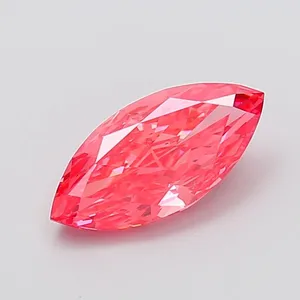 2.14ct MARQUISE Fancy Vivid Pink VVS2 Coloured Lab diamond