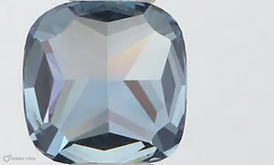 0.5ct CUSHION Fancy Vivid Blue SI2 Coloured Lab diamond