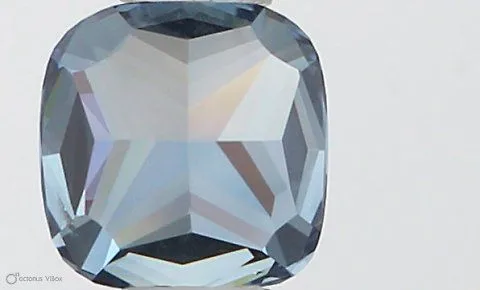0.5ct CUSHION Fancy Vivid Blue SI2 Coloured Lab diamond