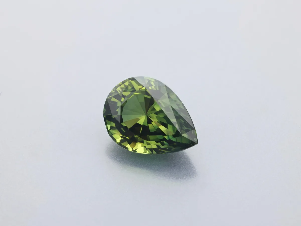 1.49ct Parti Sapphire, Pear Shape gemstone