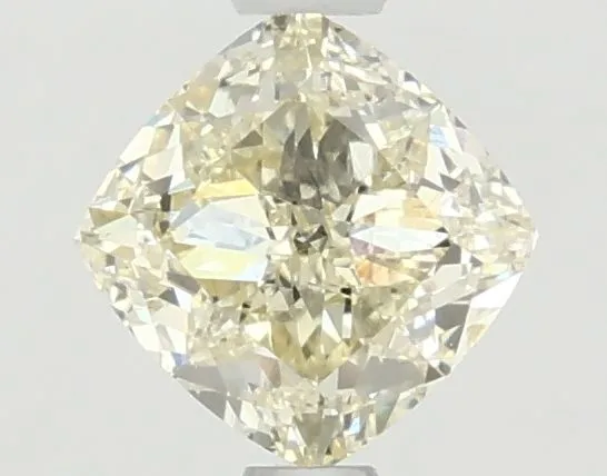 1.05ct CUSHION Fancy Light Yellow VVS1 Coloured Lab diamond