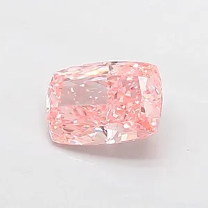 1.1ct CUSHION Fancy Vivid Pink VS2 Coloured Lab diamond