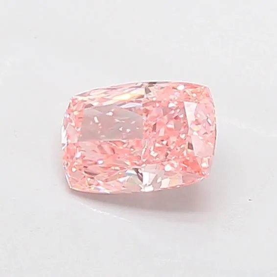 1.1ct CUSHION Fancy Vivid Pink VS2 Coloured Lab diamond