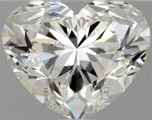 0.91ct HEART H IF Natural diamond