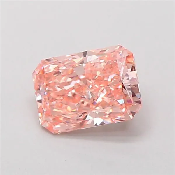 1.2ct RADIANT Fancy Intense Pink VS1 Coloured Lab diamond