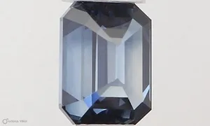 0.35ct EMERALD Fancy Vivid Blue VVS2 Coloured Lab diamond