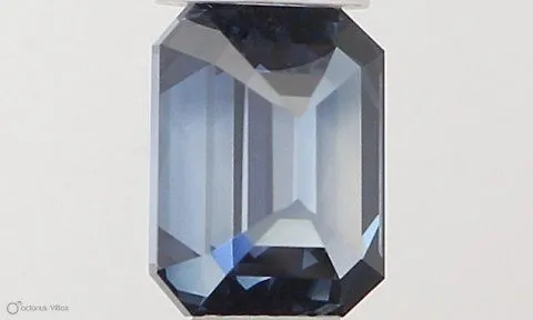 0.35ct EMERALD Fancy Vivid Blue VVS2 Coloured Lab diamond