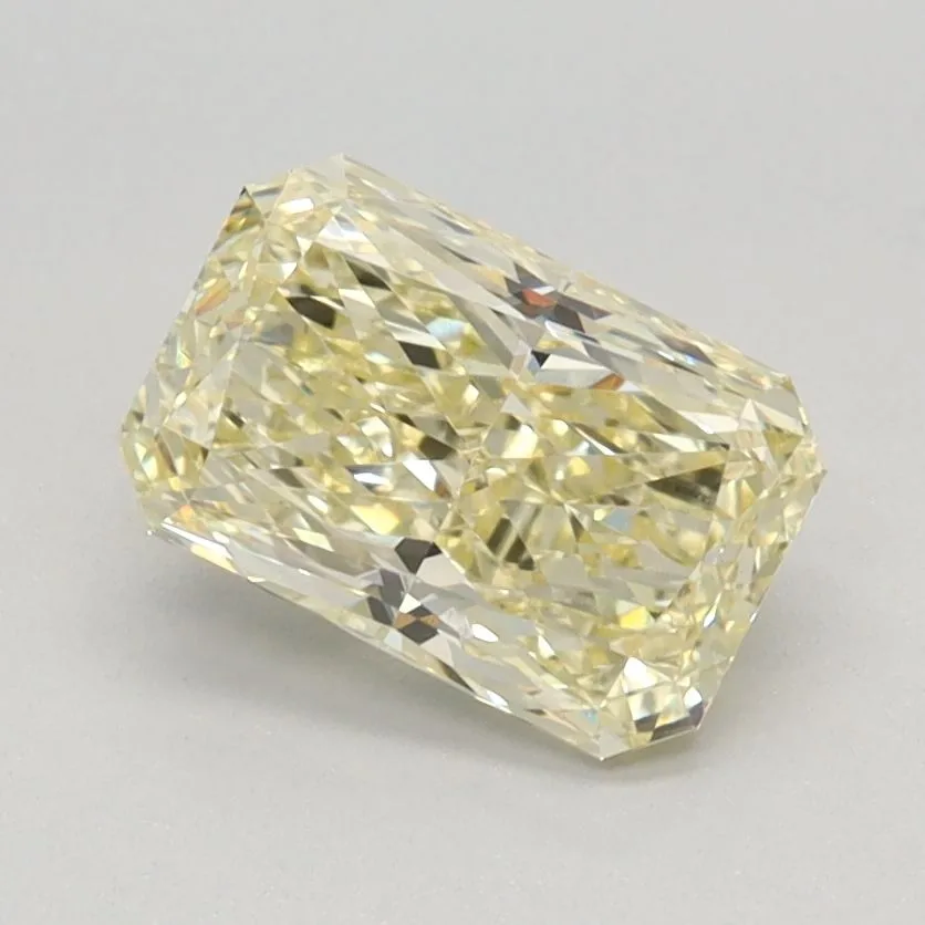 1.17ct RADIANT Fancy Yellow VVS2 Coloured Lab diamond