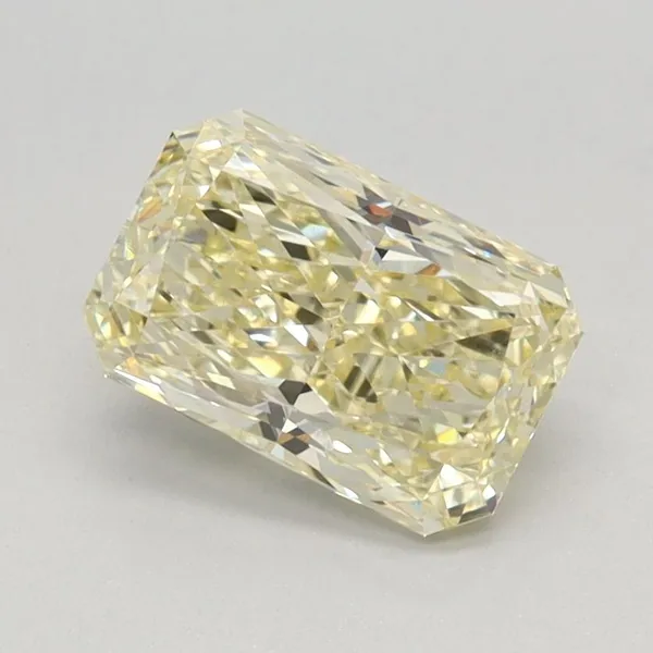 1.17ct RADIANT Fancy Yellow VVS2 Coloured Lab diamond