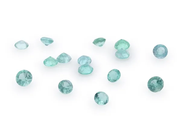 0.01ct Blue Tourmaline, Round cut gemstone