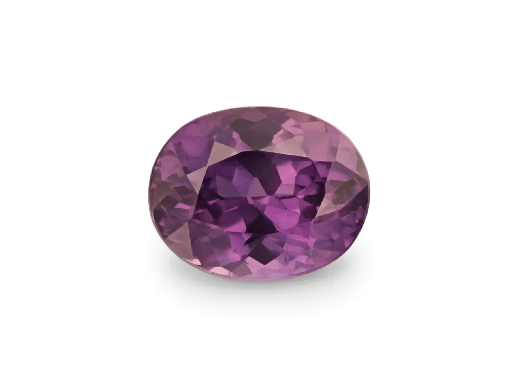 0.7ct Purple Sapphire, Oval gemstone