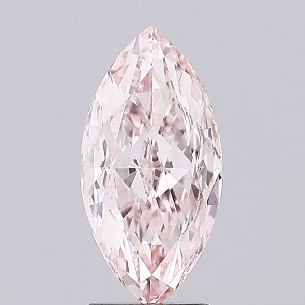 2.5ct MARQUISE Fancy Intense Pink VS1 Coloured Lab diamond