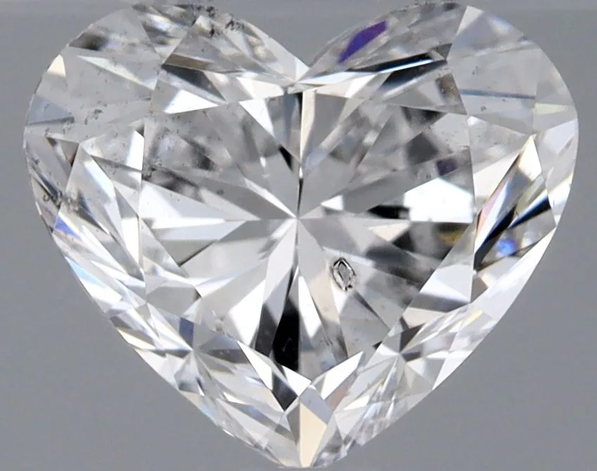 0.81ct HEART D SI2 Natural diamond