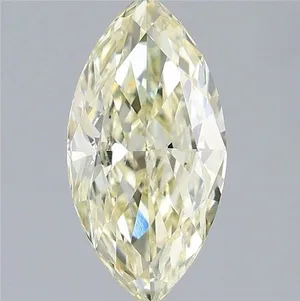 1.54ct MARQUISE Fancy Light Yellow VS1 Coloured Lab diamond