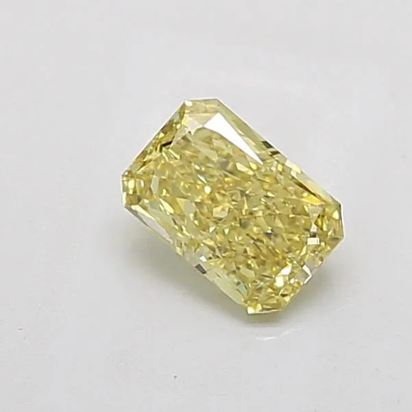 1.07ct RADIANT Fancy Intense Yellow VS1 Coloured Lab diamond