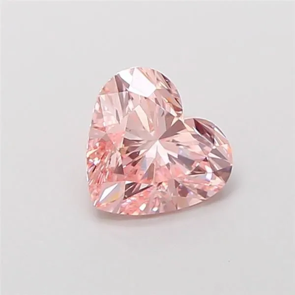 1.07ct HEART Fancy Intense Pink VS1 Coloured Lab diamond