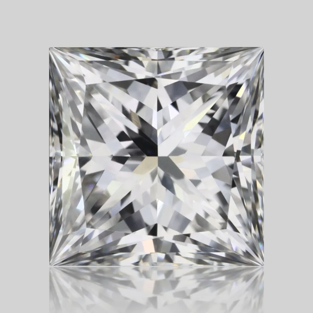 0.81ct PRINCESS E VVS2 Natural diamond