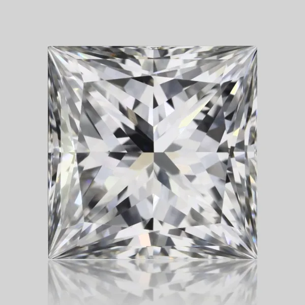 0.81ct PRINCESS E VVS2 Natural diamond