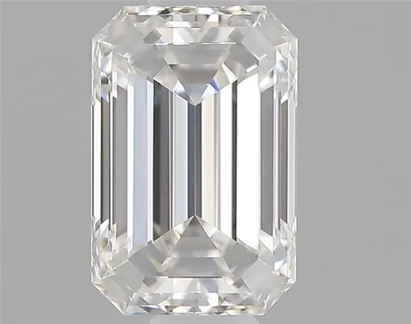 0.42ct EMERALD F VVS1 Natural diamond