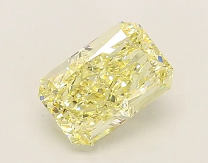 1.05ct RADIANT Fancy Intense Yellow VVS2 Coloured Lab diamond