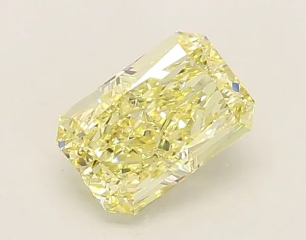 1.05ct RADIANT Fancy Intense Yellow VVS2 Coloured Lab diamond