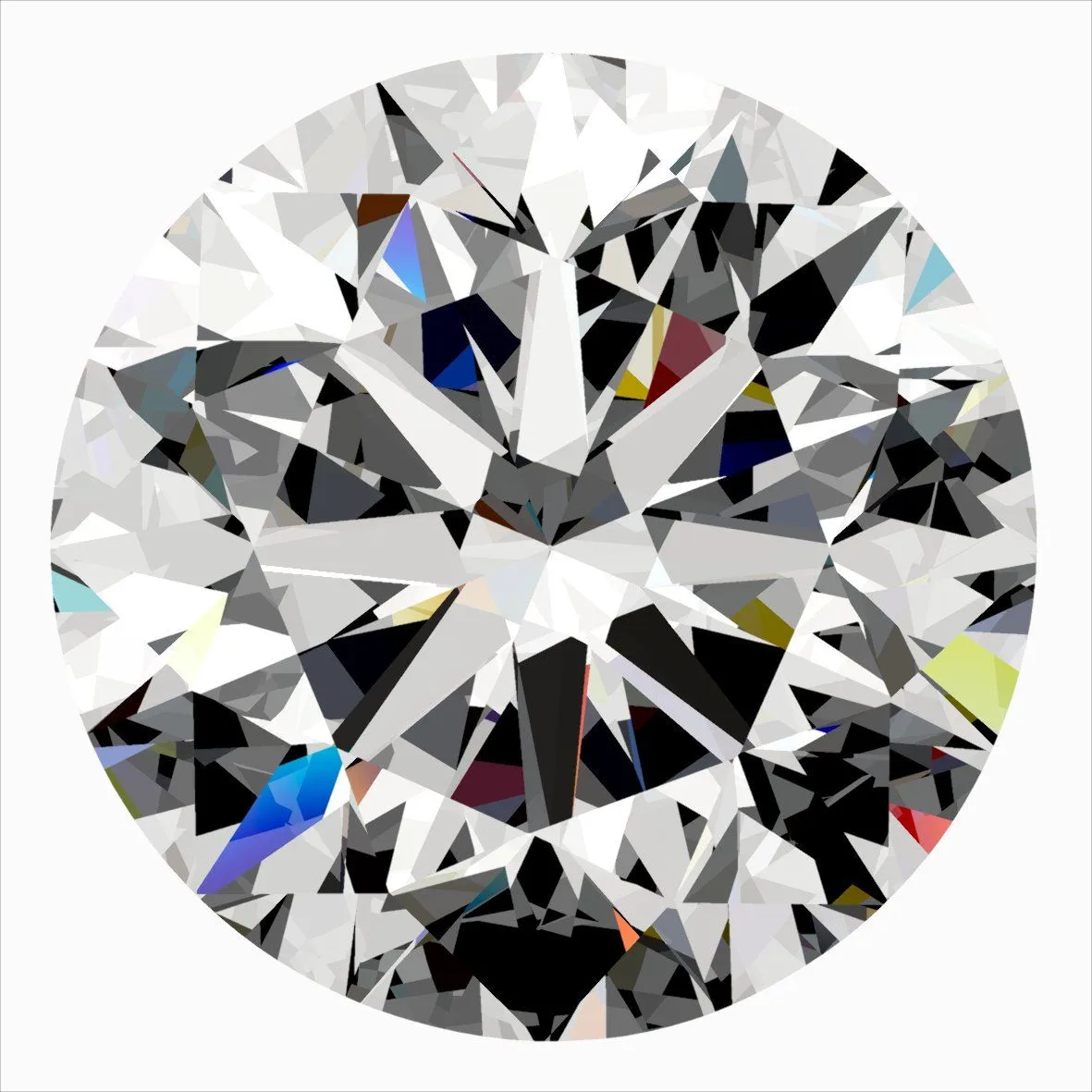 0.30ct ROUND H VVS2 Natural diamond