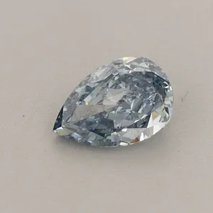 0.39ct PEAR Fancy Intense Blue VS1 Coloured Lab diamond