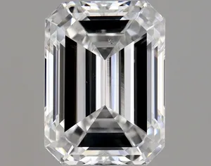 0.66ct EMERALD D VS2 Natural diamond
