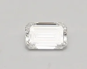 0.39ct EMERALD D VVS2 Lab diamond
