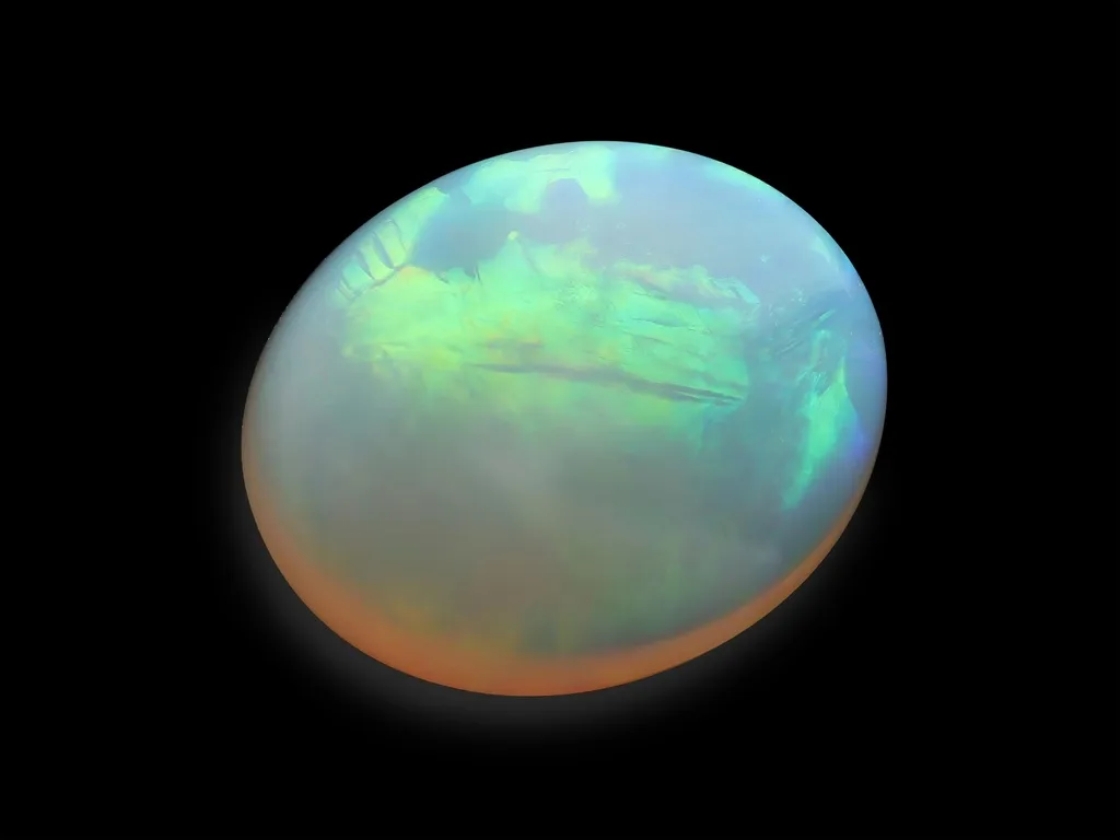 2.71ct Parti Opal, Cabochon gemstone
