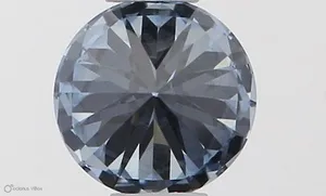 0.36ct ROUND Fancy Intense Blue VVS1 Coloured Lab diamond