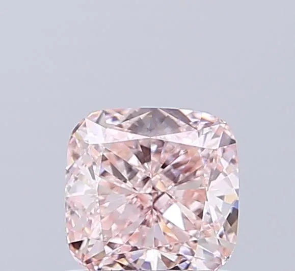 1.01ct CUSHION Fancy Pink VS1 Coloured Lab diamond