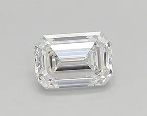 0.32ct EMERALD D FL Lab diamond