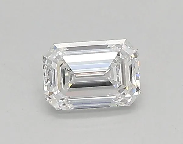 0.32ct EMERALD D FL Lab diamond