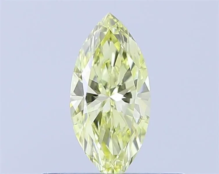 0.30ct MARQUISE Fancy Yellow VVS2 Coloured Lab diamond
