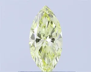 0.3ct MARQUISE Fancy Yellow VVS2 Coloured Lab diamond