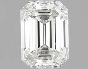 0.7ct EMERALD F SI1 Natural diamond